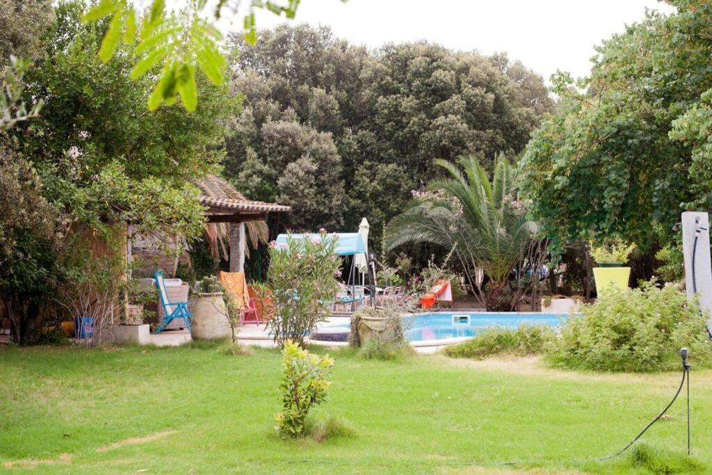 Big Relax Apartment With Swimming Pool And A Peaceful Garden In A Private Villa Sestu Ngoại thất bức ảnh