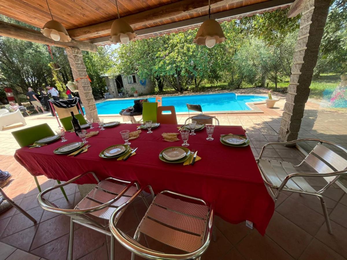 Big Relax Apartment With Swimming Pool And A Peaceful Garden In A Private Villa Sestu Ngoại thất bức ảnh